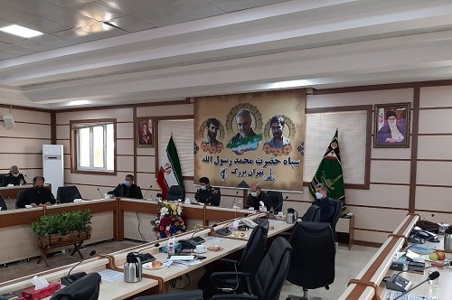 نشست مشترک فرماندهان سپاه حضرت محمد رسول الله (ص) و ستاد مقابله با کرونای تهران