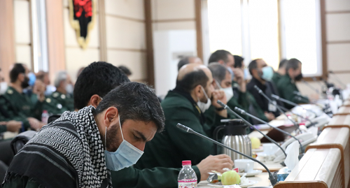 نشست مشترک فرماندهان سپاه حضرت محمد رسول الله (ص) و ستاد مقابله با کرونای تهران