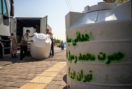 ارسال ۲۰۰ مخزن آب به خوزستان