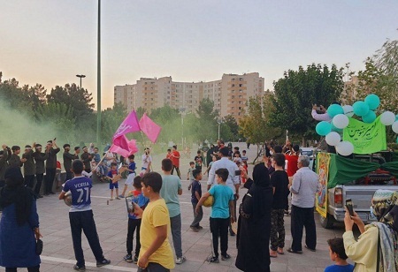 کاروان خودرویی و جشن خیابانی عید غدیر در مناطق تهران