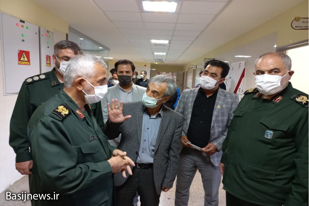 سپاه تا ریشه‌کن شدن ویروس منحوس کرونا در کنار کادر درمان است