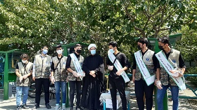 اجرای رزمایش رزم لسانی و رزمایش همیاران سلامت در ناحیه مالک اشتر