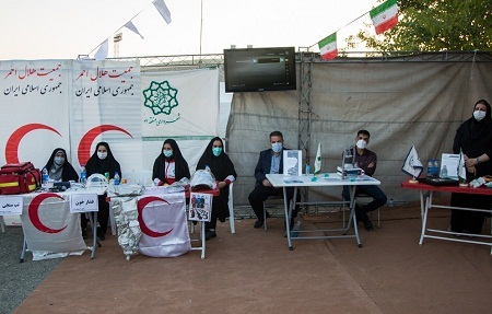 برگزاری رزمایش بزرگ حیات بخش مقابله با کرونا در تهران (قرارگاه قدس)