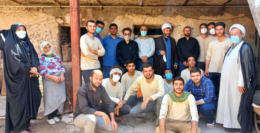بازدید از اردوی جهادی بسیج دانشجویی دانشگاه آزاد اسلامی قزوین در روستای بکندی