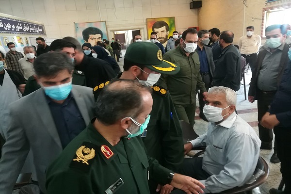مرکز واکسیناسیون شهید سلیمانی به همت سپاه در شرق شیراز افتتاح شد