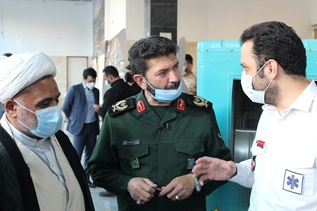 افتتاح مرکز واکسیناسیون کرونا در ناحیه شهید مطهری