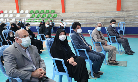 افتتاحیه مرکز تجمیعی واکسیناسیون کرونا در سالن شهید مفتح تهران