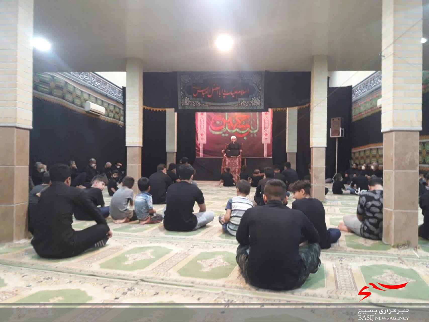 مراسم عزاداری ماه محرم بسیجیان پایگاه شهید مدنی