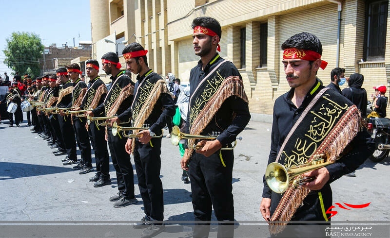 کاروان نمادین اسرای کربلا در قم