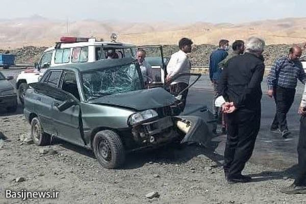 مصدوم شدن ۶ نفر در تصادف گردنه اسدآباد