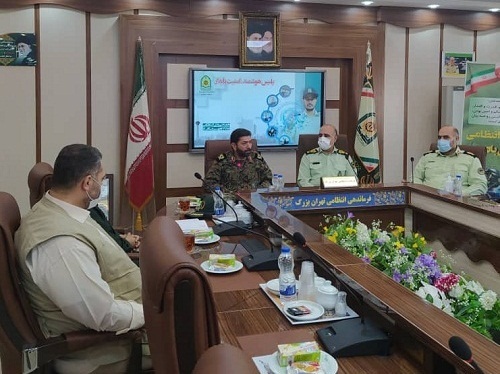 نشست صمیمی فرماندهان سپاه و نیروی انتظامی تهران بزرگ