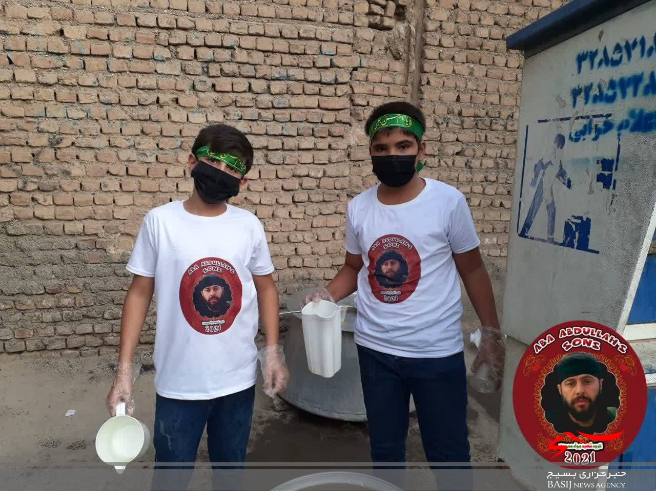 برپایی ایستگاه صلواتی توسط بسیجیان پایگاه امام علی(ع)