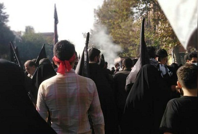 پیاده روی جاماندگان اربعین حسینی در تهران