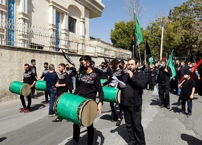 پیاده روی جاماندگان اربعین حسینی در تهران