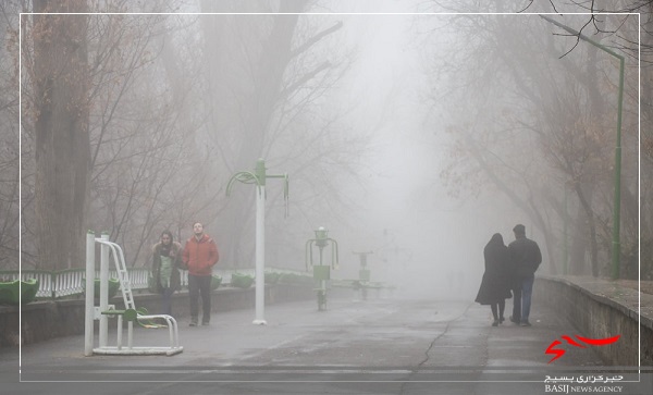حاکمیت هوای ابری و مه‌آلود در اردبیل