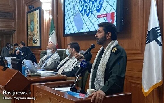 جلسه هم افزایی و همدلی سپاه حضرت محمد رسول الله (ص) در صحن شورای شهر تهران