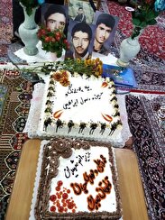 مراسم جشن تولد شهیدان محمد علی و مهدی ابراهیمی در روستای جلال آباد