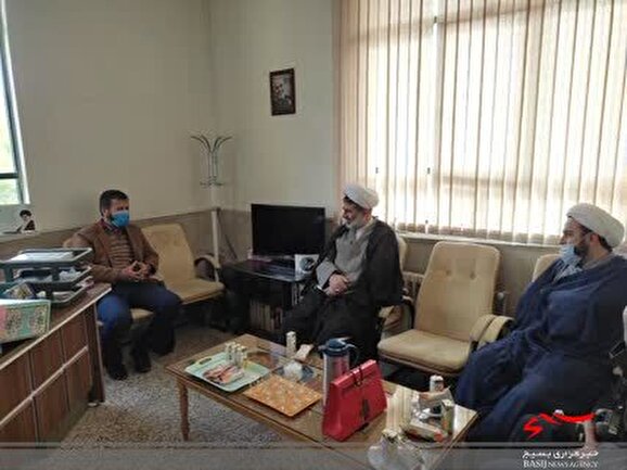 دیدارمدیرکل تبلیغات اسلامی استان با بسیج دانشجویی
