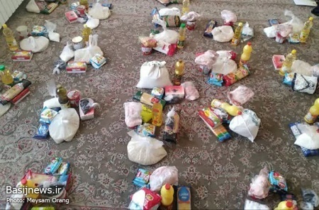 تهیه ۴۰ سبد کالا برای نیازمندان