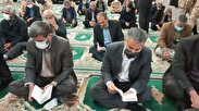مراسم پر فیض دعای ندبه در سپاه صحنه برگزار شد