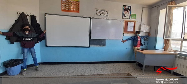 برگزاری مانور زلزله درمدارس جعفرآباد