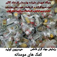 توزیع بسته های کمک مومنانه در قالب طرح جهادگران فاطمی حوزه کارگری استان تهران