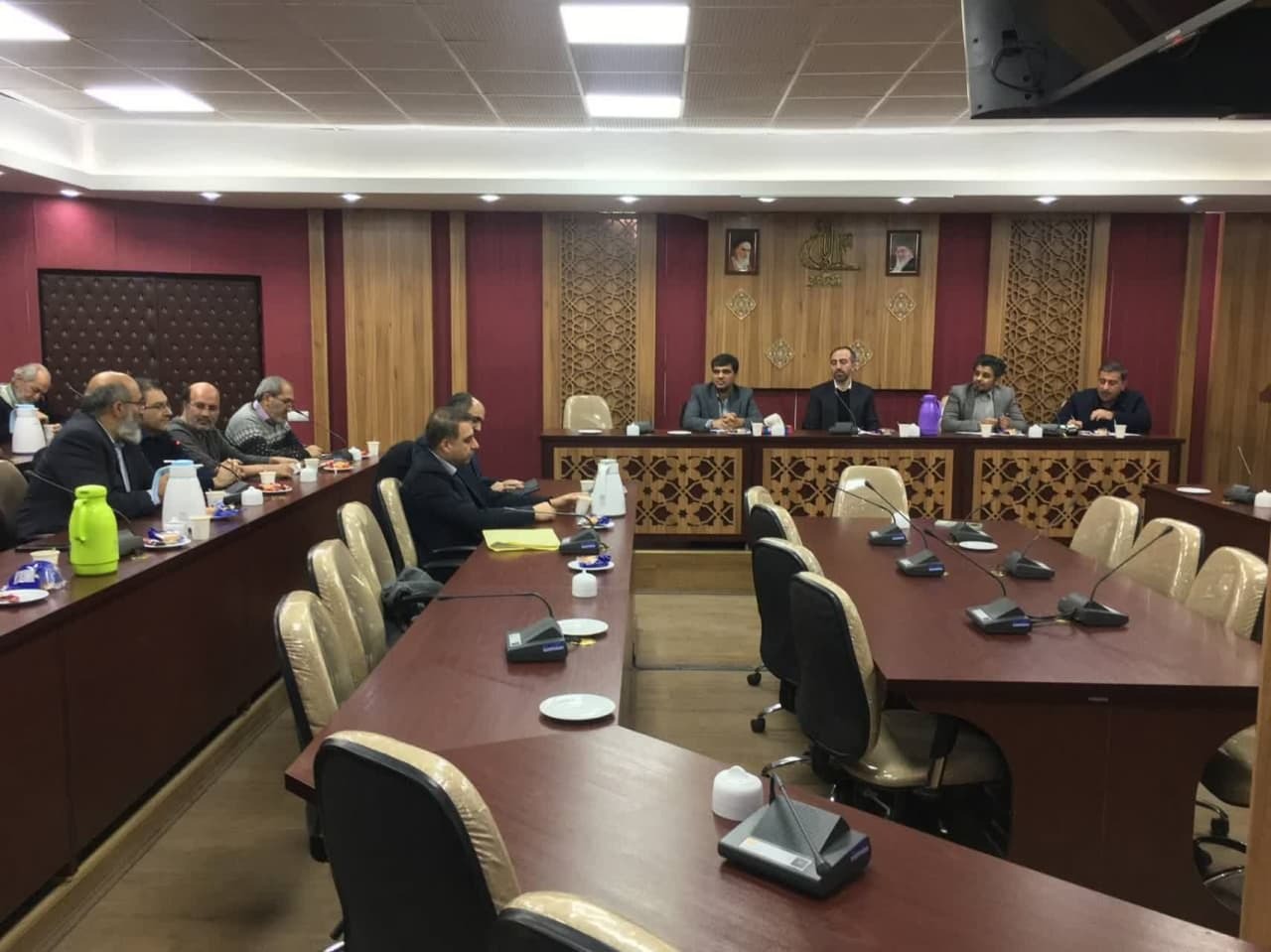 حضور هیئت نظارت ستادی سازمان بسیج اساتید کشور در استان آذربایجان شرقی