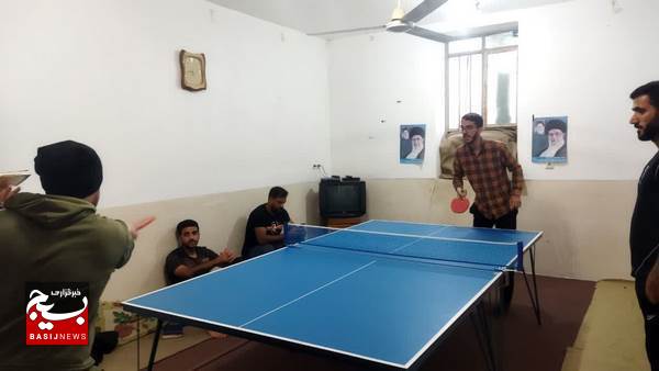 مسابقه تنیس جام فجر در پایگاه مقاومت بسیج کربلا روستای گورک خورشیدی