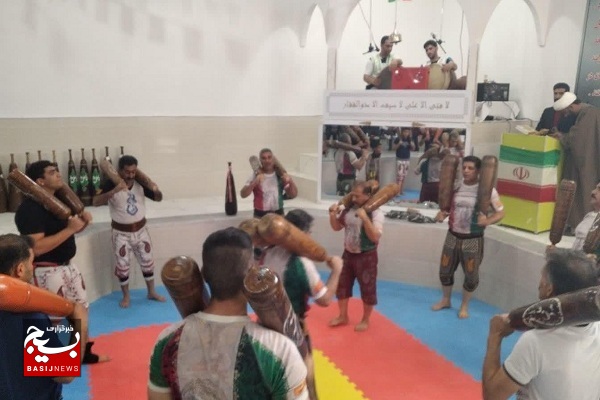 افتتاح زورخانه سپهبد شهید حاج قاسم سلیمانی در اداره زندان شهرستان بافت