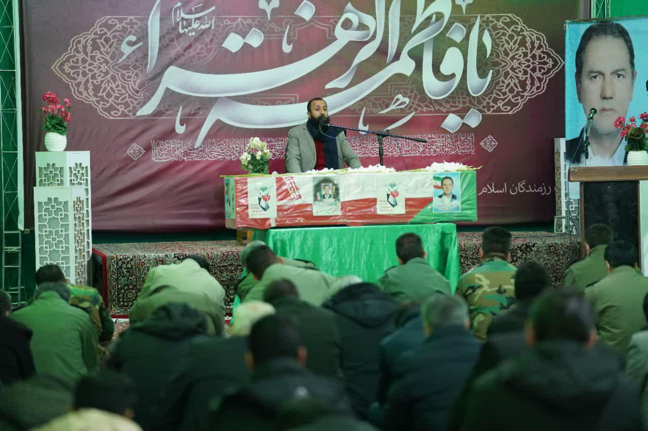 برگزاری مراسم تشییع شهادت جانباز بسیجی برادر حسین ارجمندی در حسینیه ثارالله کرمان