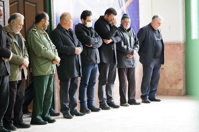 برگزاری مراسم تشییع شهادت جانباز بسیجی برادر حسین ارجمندی در حسینیه ثارالله کرمان