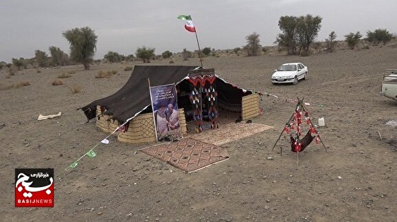 برگزاری پویش هر سیاه چادر مزین به پرچم جمهوری اسلامی در مناطق عشایری