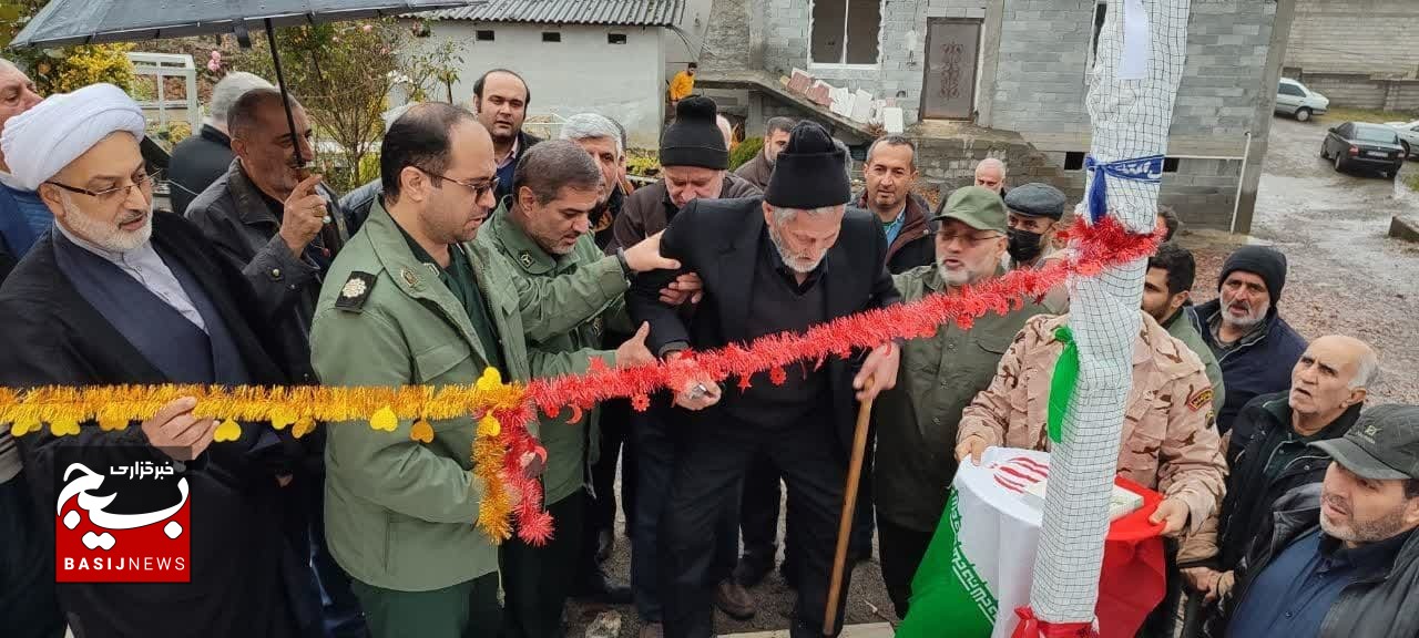 افتتاح مزار شهدای روستای سلیم آباد