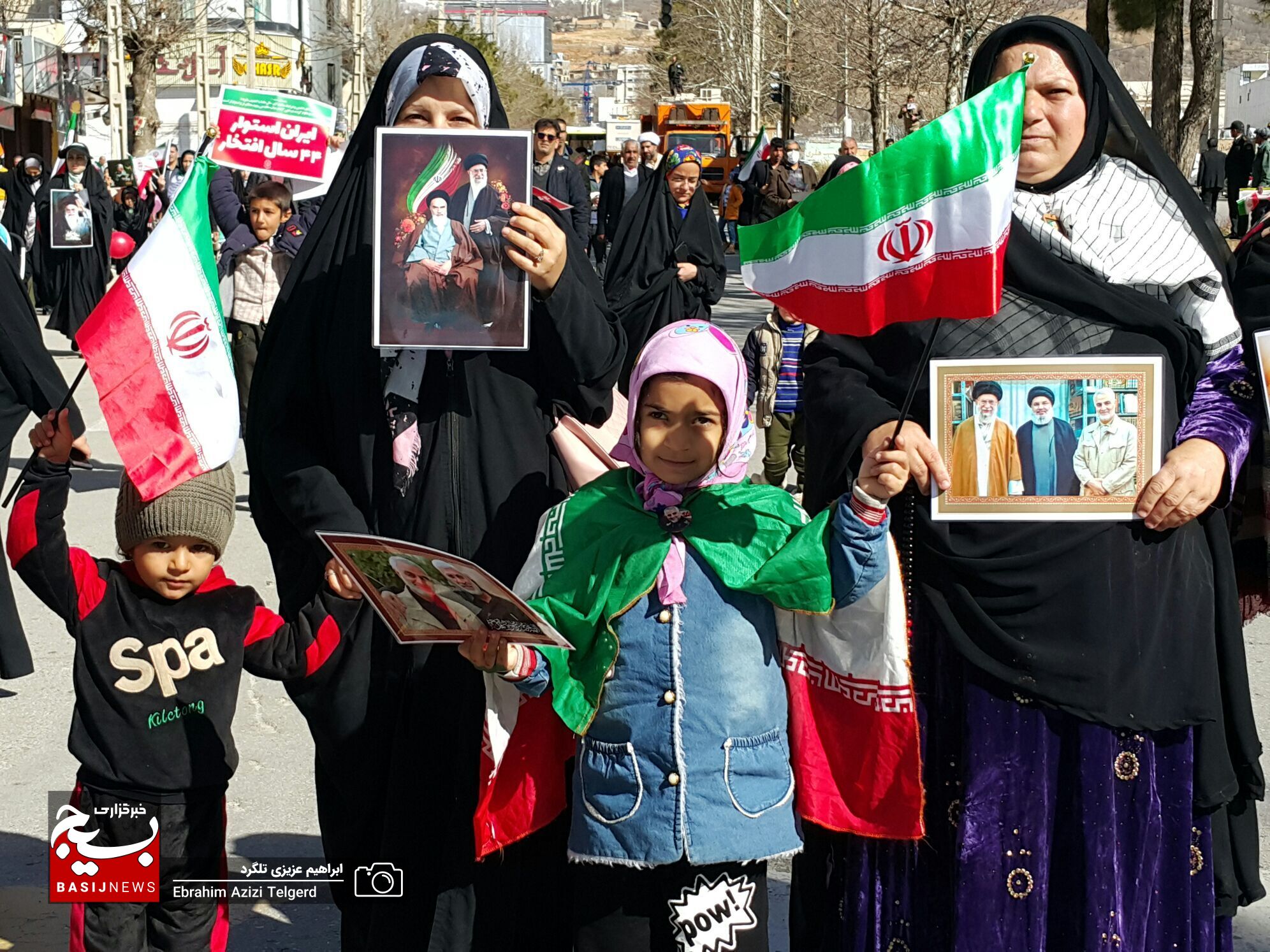 فیلم و تصاویر جذاب و دیدنی از شکوه و عظمت مردم در ۲۲ بهمن در یاسوج