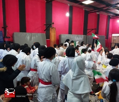 مسابقات ورزشی در رشته کاراته دختران برگزار شد
