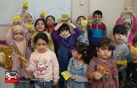 جشن اعیاد شعبانیه ویژه نونهالان در پایگاه شهید قورچیان