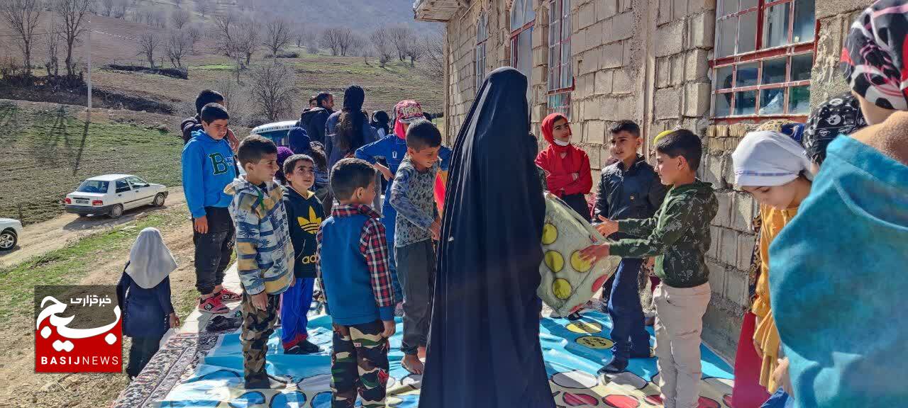 برگزاری اردوی جهادی بسیج اقشار سپاه فتح در روستای دلی خمسیر