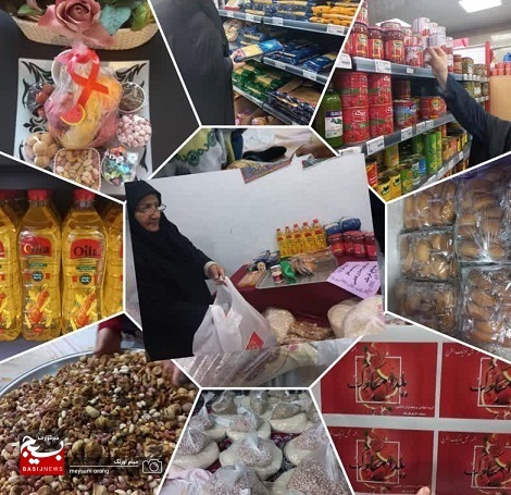 اهدای ۲۸۰ بسته معیشتی، میوه و گوشت ویژه خانواده های معظم شهدا و آبرومندان محله
