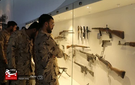 بازديد سربازان وظيفه لشکر 27 حضرت محمد رسول الله(ص) از باغ موزه دفاع مقدس