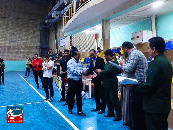 برگزاری مرحله نهایی مسابقات فوتسال پایگاه های مقاومت کارگری کنگان