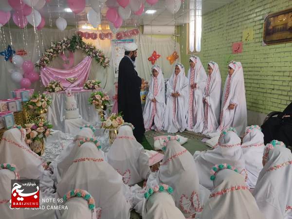 برگزاری جشن تکلیف دختران مدرسه نرجس روستای پهلوانکشی