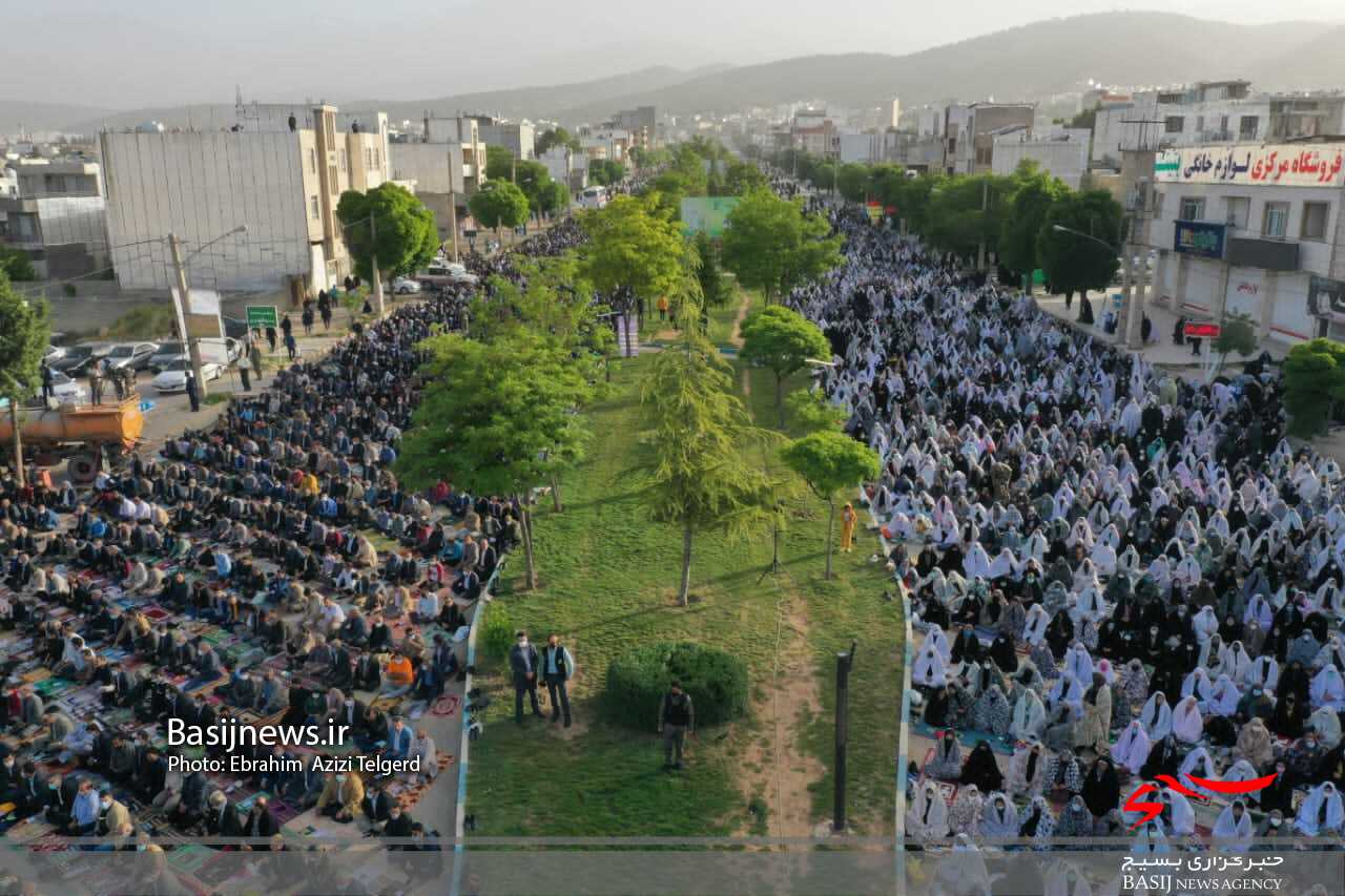اقامه نماز عید سعید فطر در یاسوج