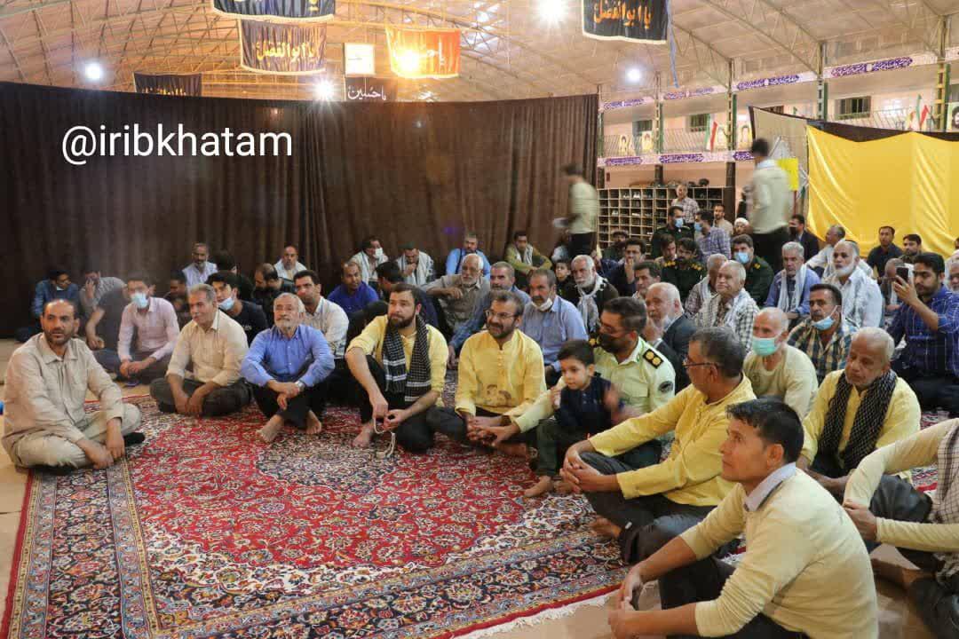 مراسم افتتاحیه رزمایش سراسری جهادگران فاطمی در شهرستان خاتم