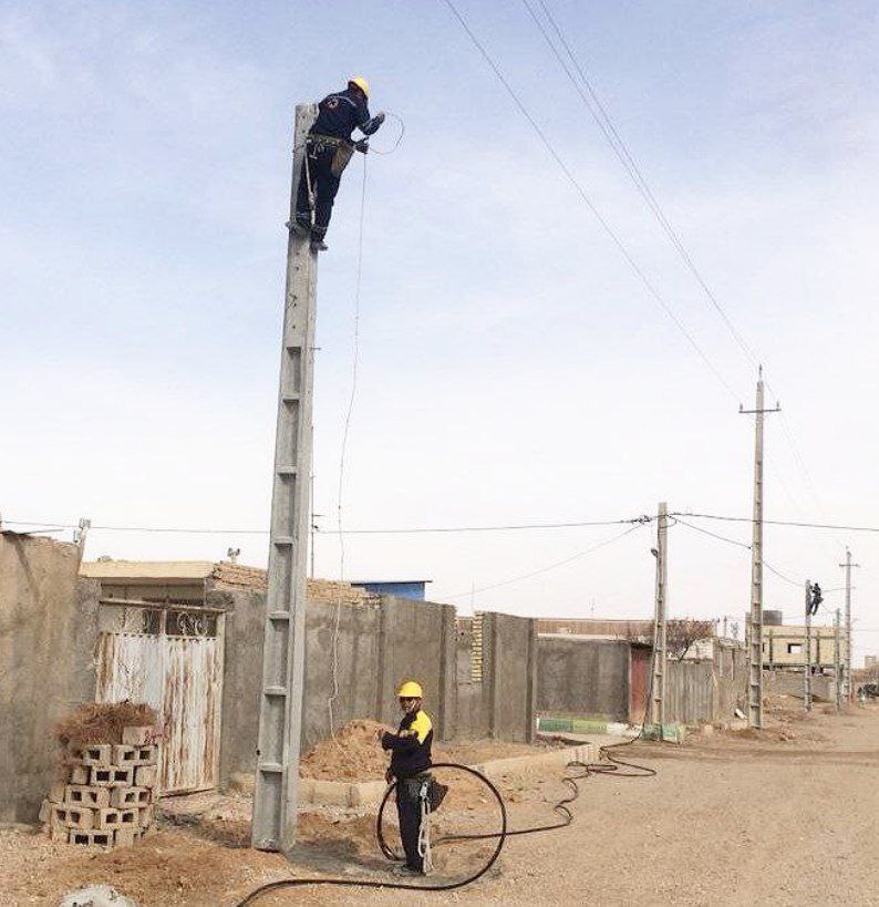 شبکه برق ۱۵ روستای بخش بسطام اصلاح و بهینه سازی شد