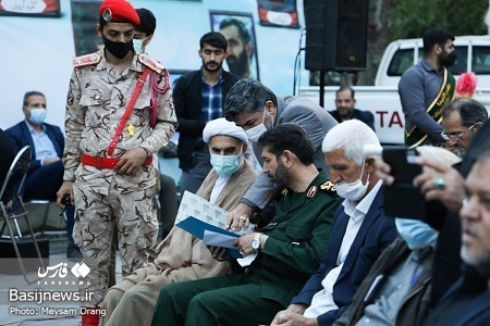 بزرگداشت شهیدان همت و رستگار در گلزار شهدای بهشت زهرا (س)