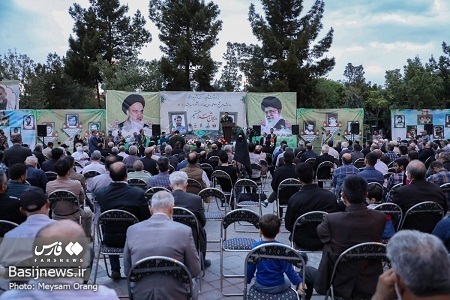 بزرگداشت شهیدان همت و رستگار در گلزار شهدای بهشت زهرا (س)