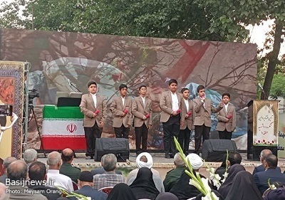 مراسم افتتاحیه ولین کنگره ۱۰۰۰ شهید منطقه ۱۰ تهران
