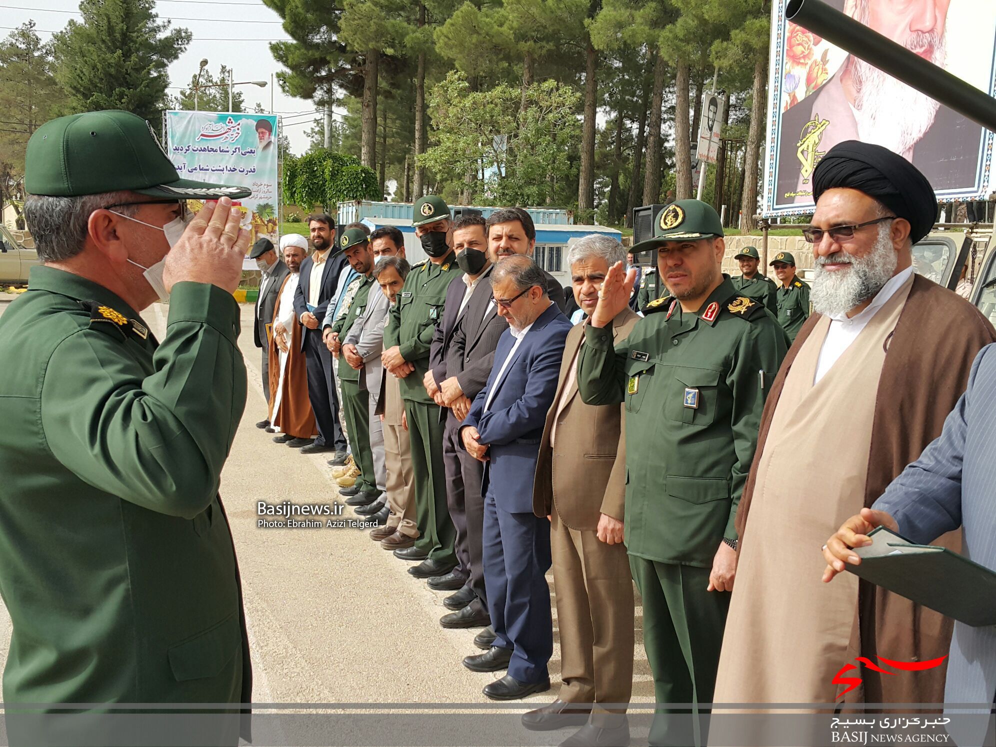 صبحگاه مشترک نیروهای مسلح در سپاه فتح کهگیلویه و بویراحمد