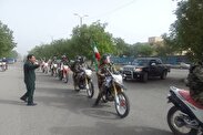 برگزاری رژه خودرویی و موتوری به مناسبت آزادسازی خرمشهر در تویسرکان