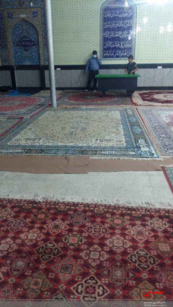 اقدام ارزشمند بسیج سازندگی ناحیه مقاومت بسیج گچساران در مسجد چهاربیشه